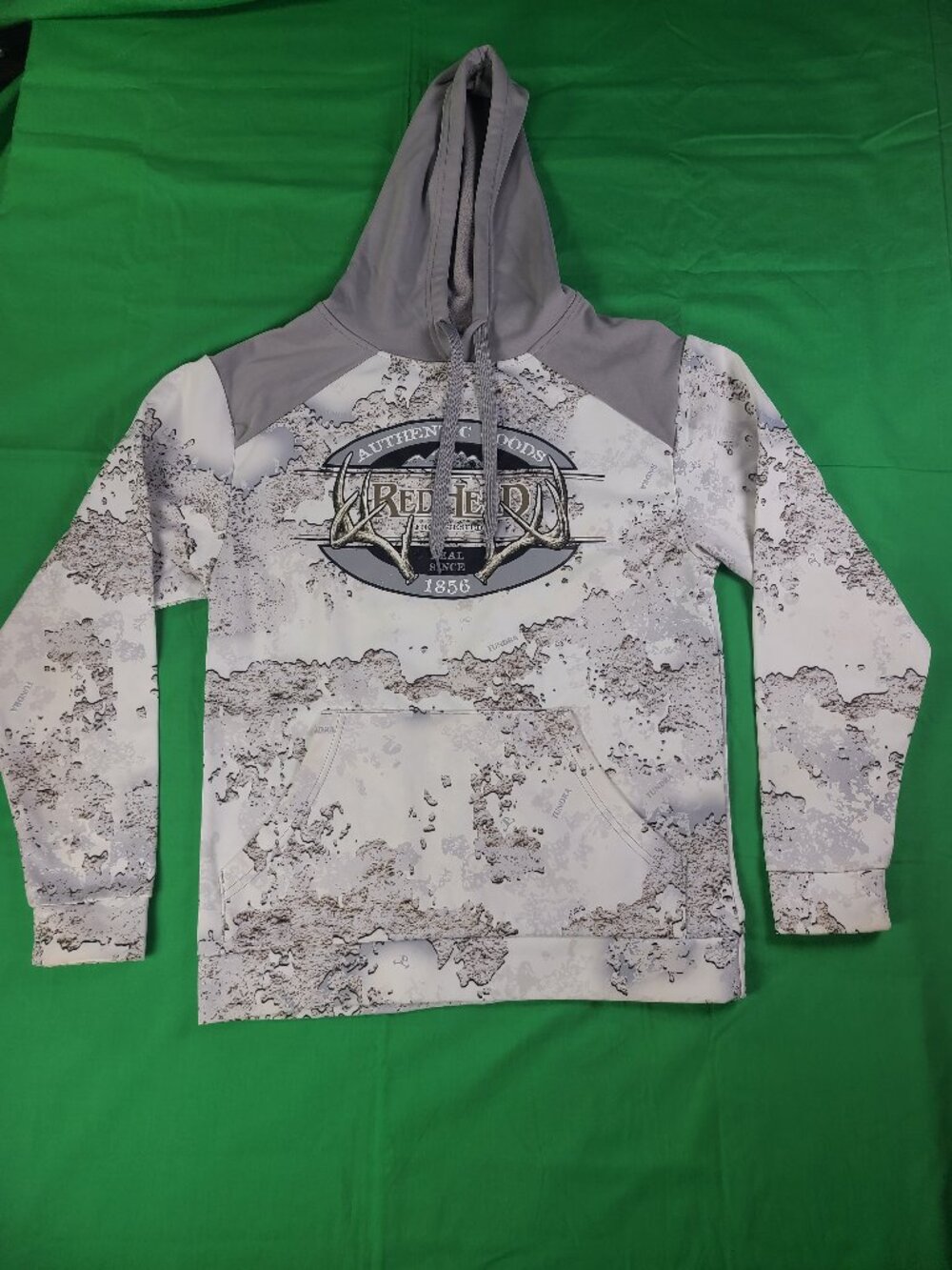 Red Head Brand CO Men's S Sweater With Hood Bas Pro Shops White & Gray New